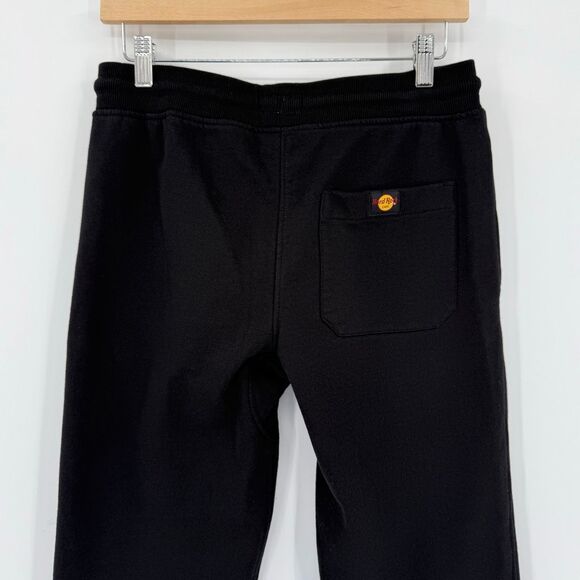 Hard Rock Las Vegas Black Sweatpants Joggers Logo Graphic Unisex Size Medium - Picture 5 of 9